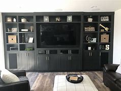 Image result for Built-In Wall Unit Plans