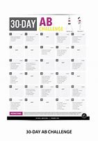 Image result for 30-Day AB Challenge Calendar Printable