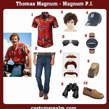 Image result for Magnum Pi Couple Costume