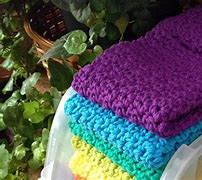 Image result for Crochet Kitchen Towel Pattern
