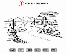 Image result for Desert Panorama SVG