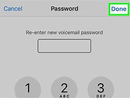 Image result for How to Reset Voicemail Password iPhone
