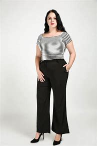 Image result for Plus Size Casual Pants