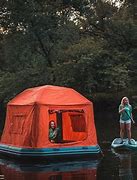 Image result for Inflatable Raft in Camping