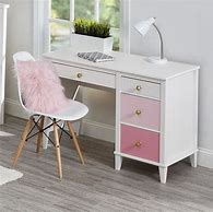 Image result for Girls Wood Desk