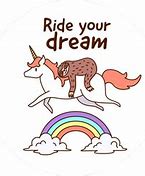 Image result for Sloth Riding a Unicorn