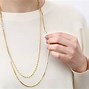 Image result for Gold Chain Necklace Styles