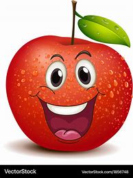 Image result for Cute Cartoon Apple