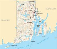 Image result for Map Showing Rhode Island