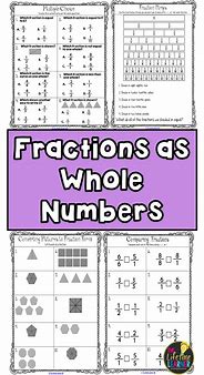Image result for Fractions of Numbers Worksheets