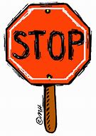 Image result for Cute Cartoon Stop Sign Clip Art