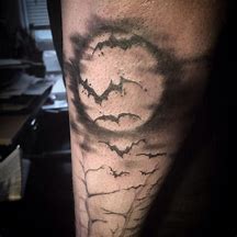 Image result for bats tattoos with moon