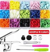 Image result for Snap-on Buttons for Clothes
