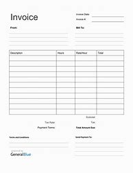 Image result for Free Invoice Template Downloads to Fill In