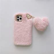 Image result for Pink Fur Case Flip Phone