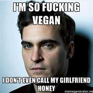 Image result for Vegan Hard to Catch Ribs Meme