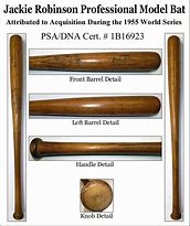 Image result for Jackie Robinson Game Used Bat