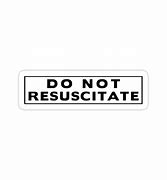 Image result for Do Not Resuscitate Clip Art