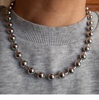 Image result for Ball Chain Neklace