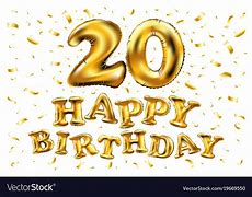 Image result for Happy Birthday 20 Years