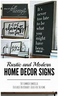 Image result for Black and White Home Decor Signs