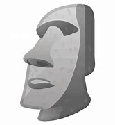 Image result for Moai Emoji