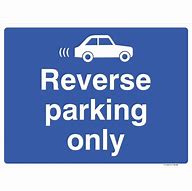 Image result for Green Color Reverse Parking Sign