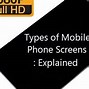 Image result for Types of Phone Screens