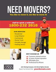 Image result for Moving Company Flyer Templates