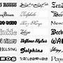 Image result for Different Word Fonts Styles