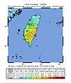 Image result for Taiwan Earthquake Map