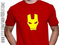 Image result for Iron Man Shirt Vinyl Cut