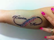 Image result for Women Tattoos with Kids Names
