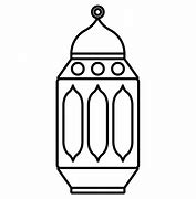 Image result for Lantern Islamic Outline