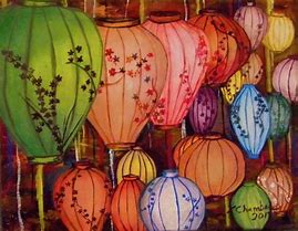 Image result for Lantern Oil Painting
