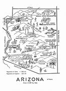 Image result for Arizona Map Printable Black and White