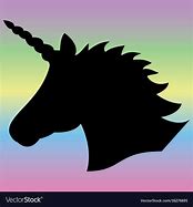 Image result for Black Unicorn Bust Silhouette
