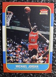 Image result for Michael Jordan 86 Fleer Card