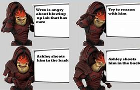 Image result for Mass Effect Wrex Meme