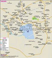 Image result for Sagar District Map
