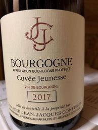 Image result for Jean Jacques Confuron Bourgogne Cuvee Jeunesse