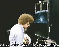 Image result for Bob Ross Animated