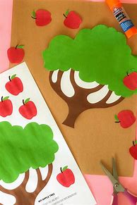 Image result for Apple Tree Craft Glued to My Crafts