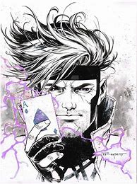Image result for Marvel Gambit Ai Art