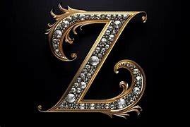 Image result for Gold Letter Z