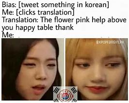 Image result for BTS and Black Pink English Memes