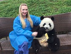 Image result for People with Panda