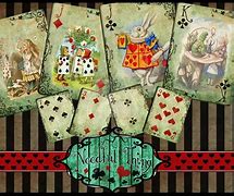 Image result for Alice in Wonderland Playing Cards