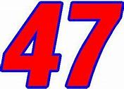 Image result for NASCAR Number Decals 43