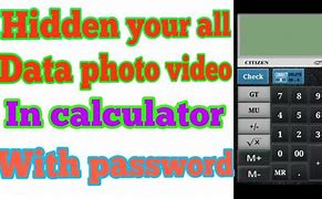 Image result for Calculator Hidden Test